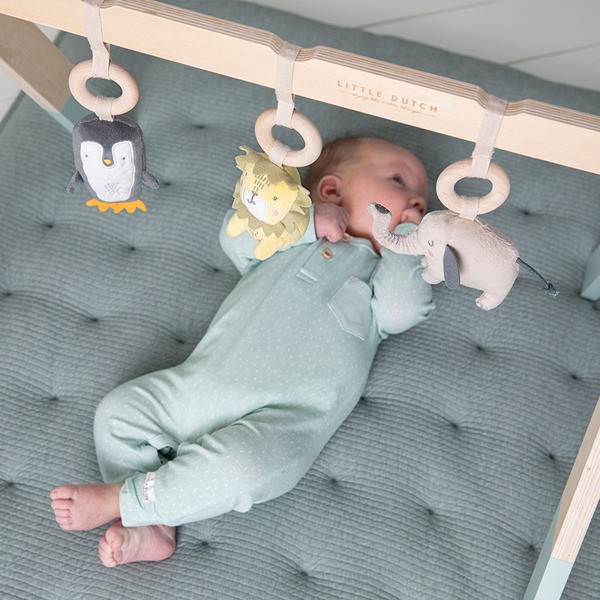 Little Dutch Baby gym Pałąk Mięta 0+