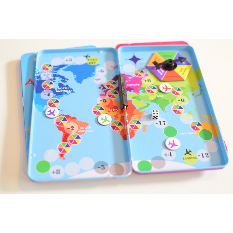 The Purple Cow Gra magnetyczna Wyścig dookoła świata 6+