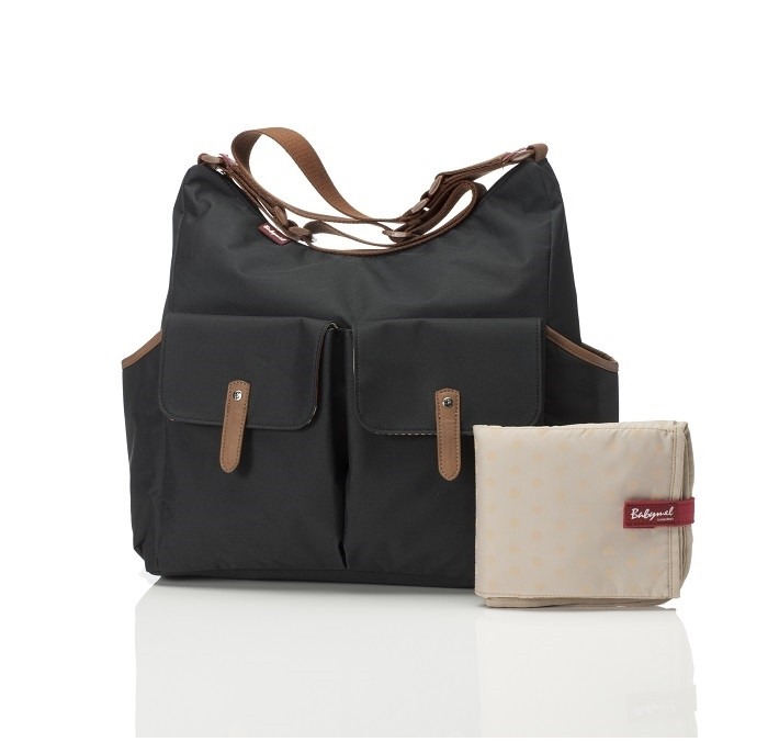 Babymel Torba dla Mamy Frankie Black - Praktyczna, Elegancka