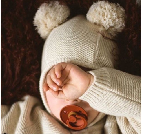 Bibs, Tiffany M Smoczek Uspokajający kauczuk Hevea