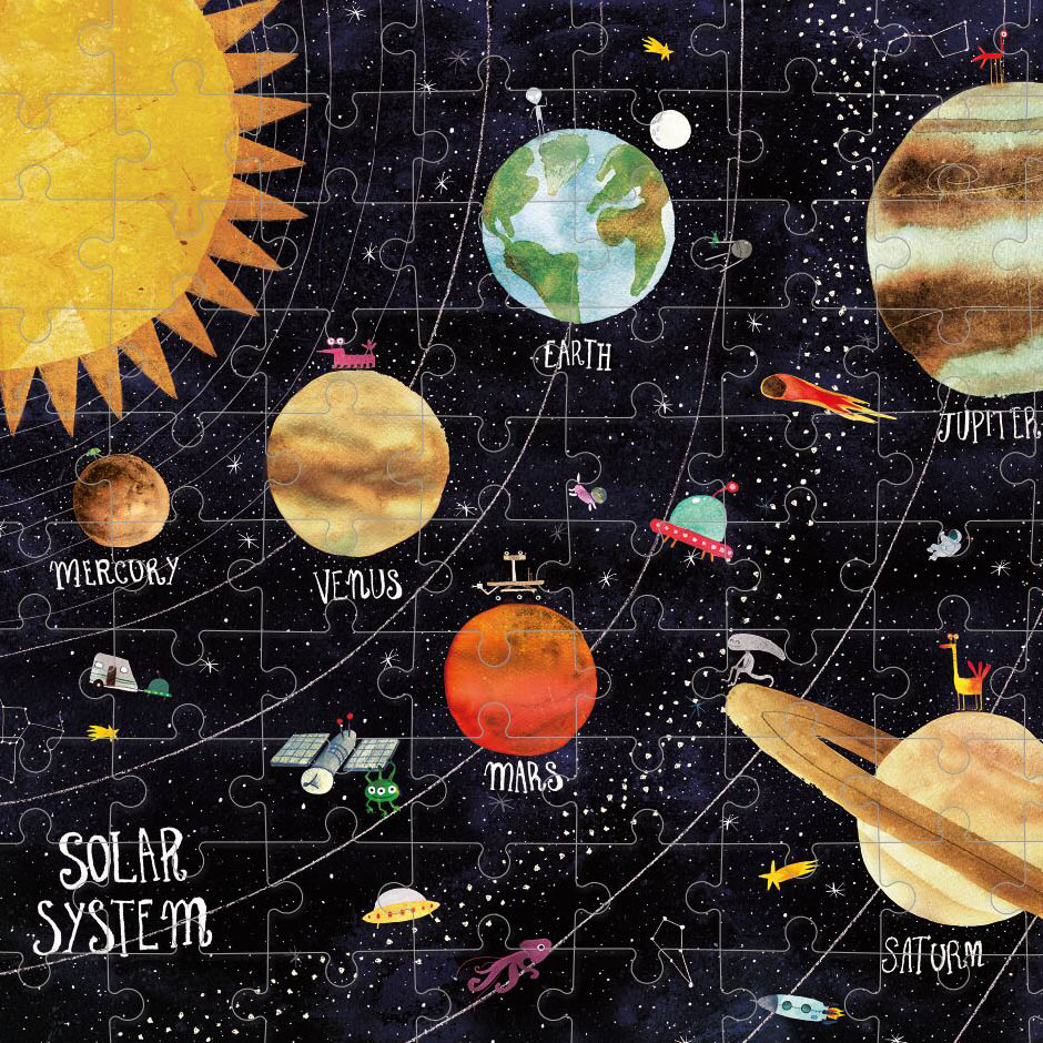 Londji Puzzle 100 el. Odkryj Planety 6+