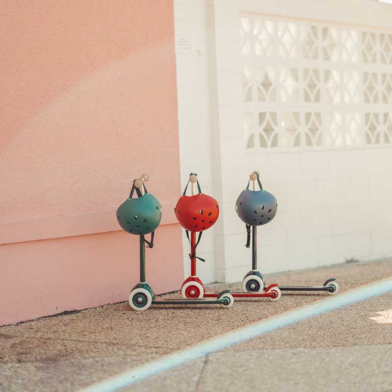 Banwood Kask Rowerowy Dziecięcy Zielony 3-7 lat