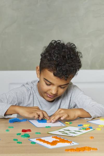 Plus-Plus Mini Mix 600 szt. Klocki z Kartami Pracy 5+