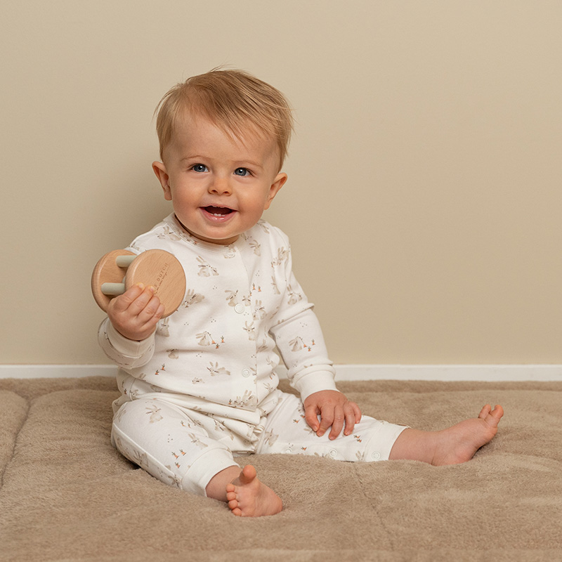 Little Dutch Grzechotka Baby Bunny Drewniana 3m+