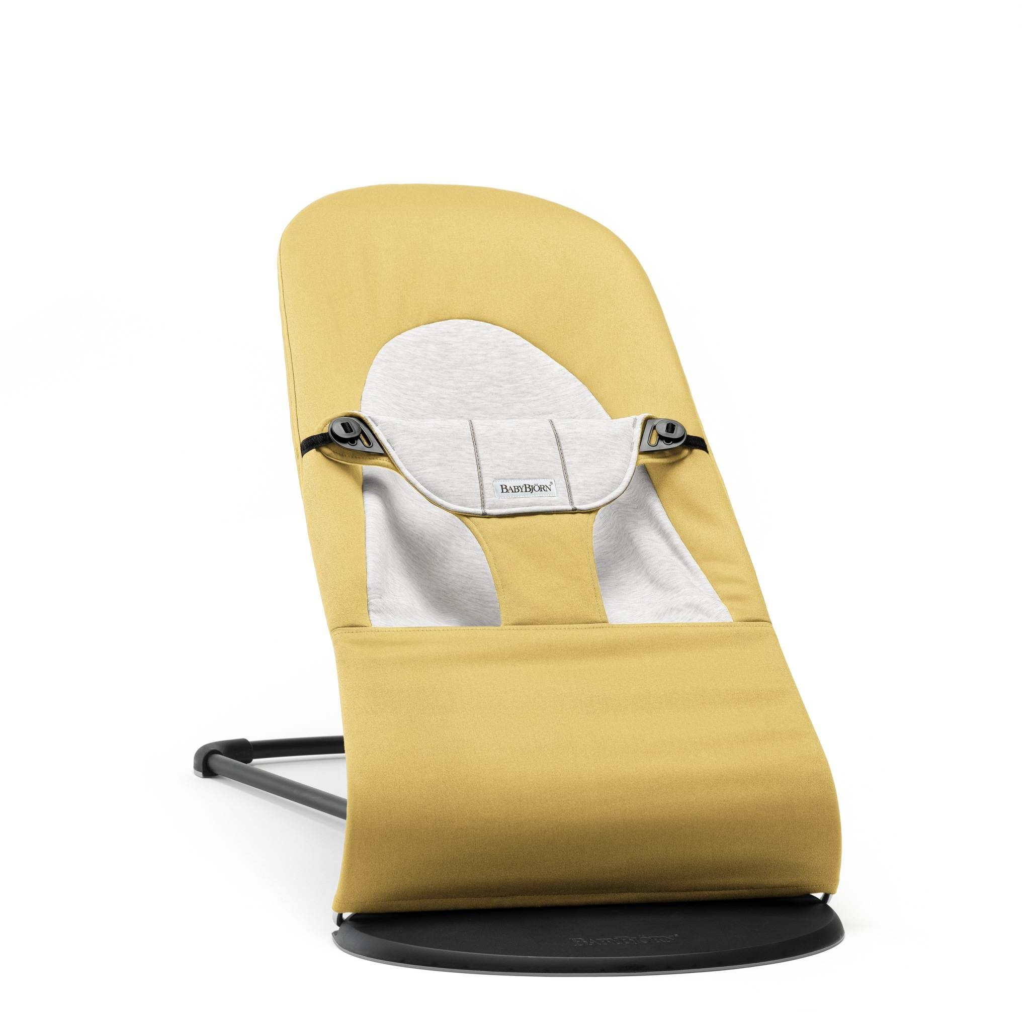 BabyBjorn Leżaczek Balance Soft Żółty/Szary 0+