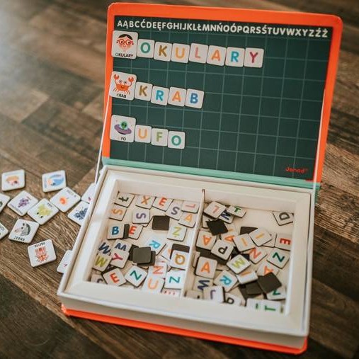 Janod, Magnetyczna układanka Polski Alfabet Magnetibook