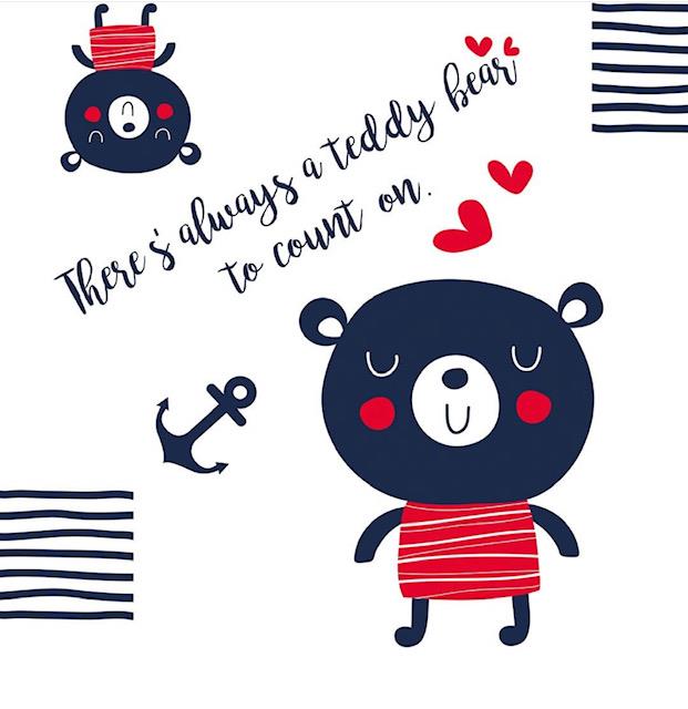 Bobike Kask KIDS Plus size XS - TEDDY BEAR