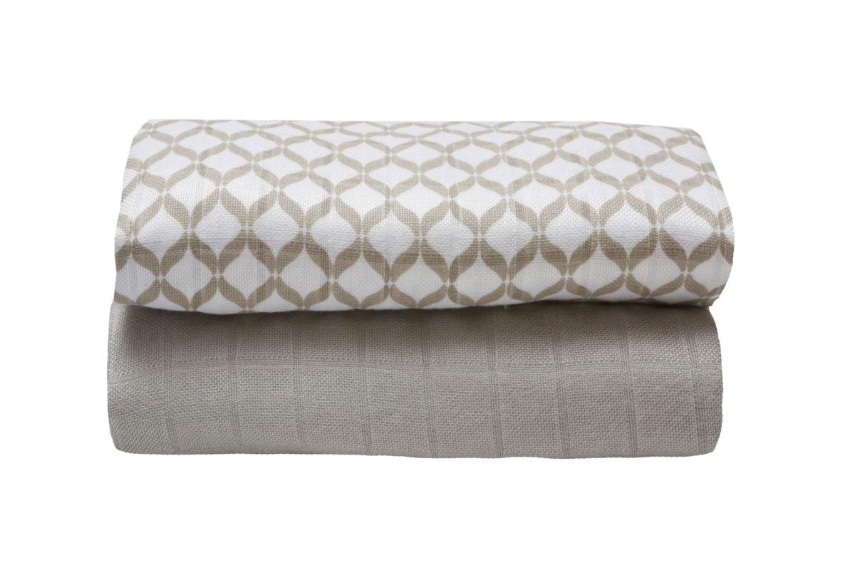 Motherhood Otulacze Muślinowe Bambusowe 2szt 120x100cm Beżowe