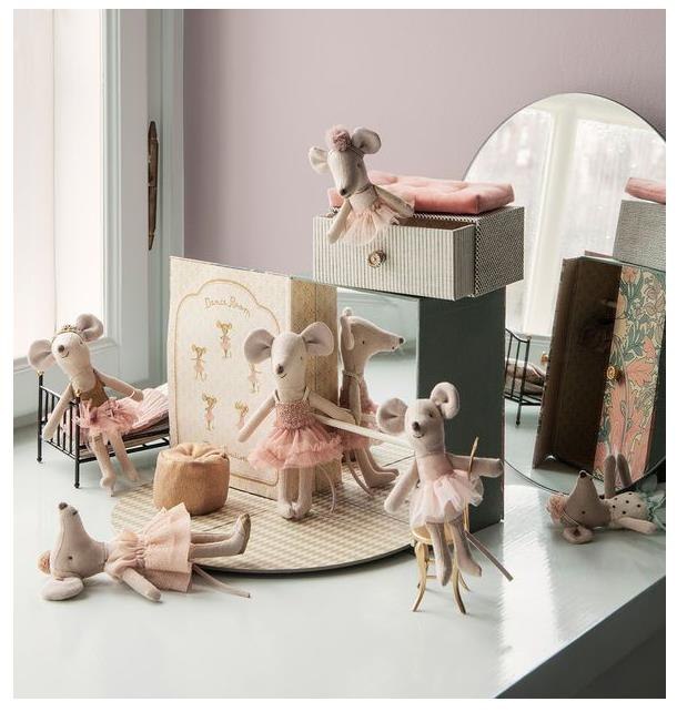 Maileg Myszka Tańcząca Mira Belle 13cm 3+