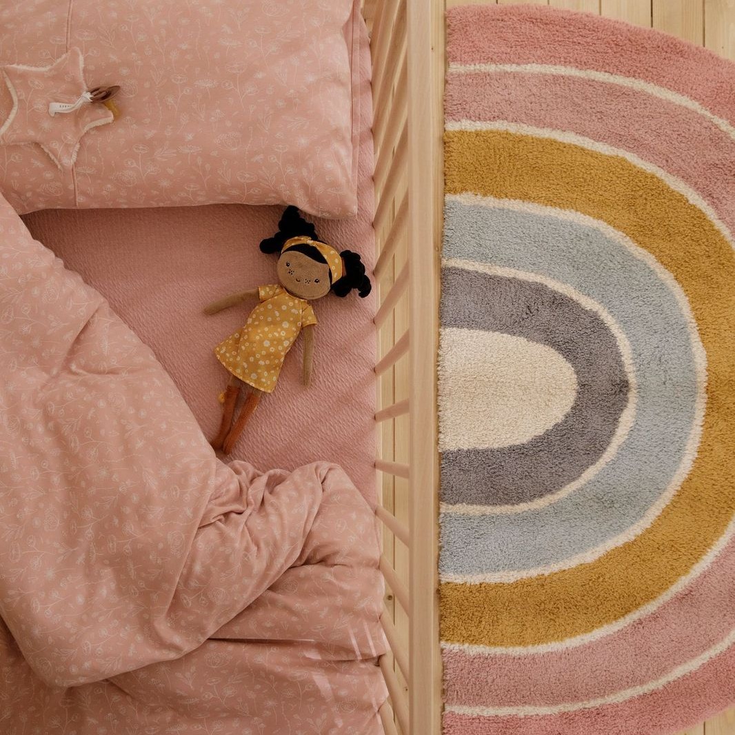 Little Dutch Dywan Tęcza Pink 80x130cm