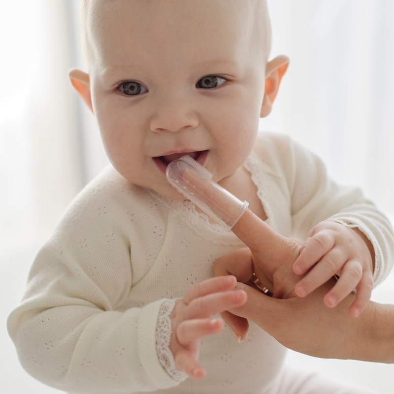 BICKIEPEGS Szczoteczka Silikonowa na Palec 0+