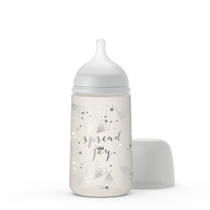 Suavinex Butelka SX PRO Spread Joy 270ml Szara Korona