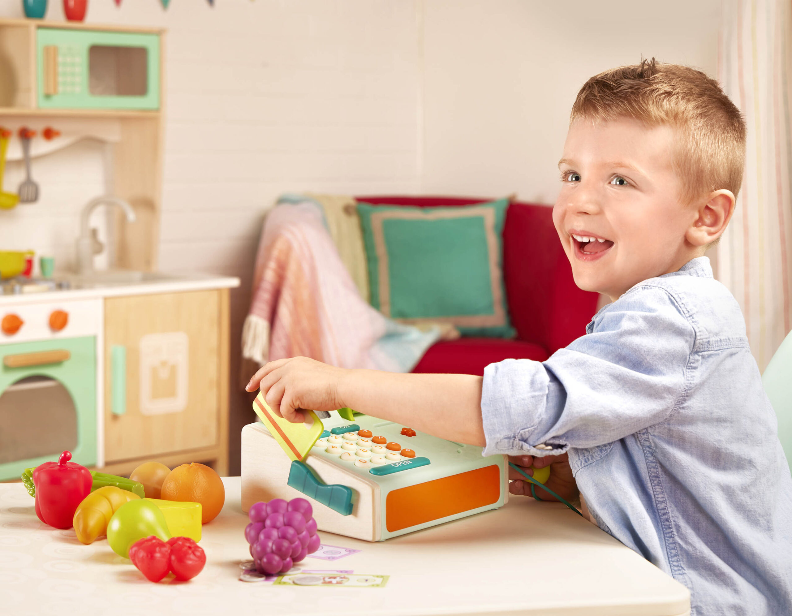 Btoys Kasa Fiskalna ze Skanerem i Kartą 3+