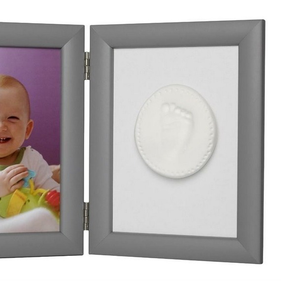 Odcisk Bobasa Ramka z Glinką Szara 0+