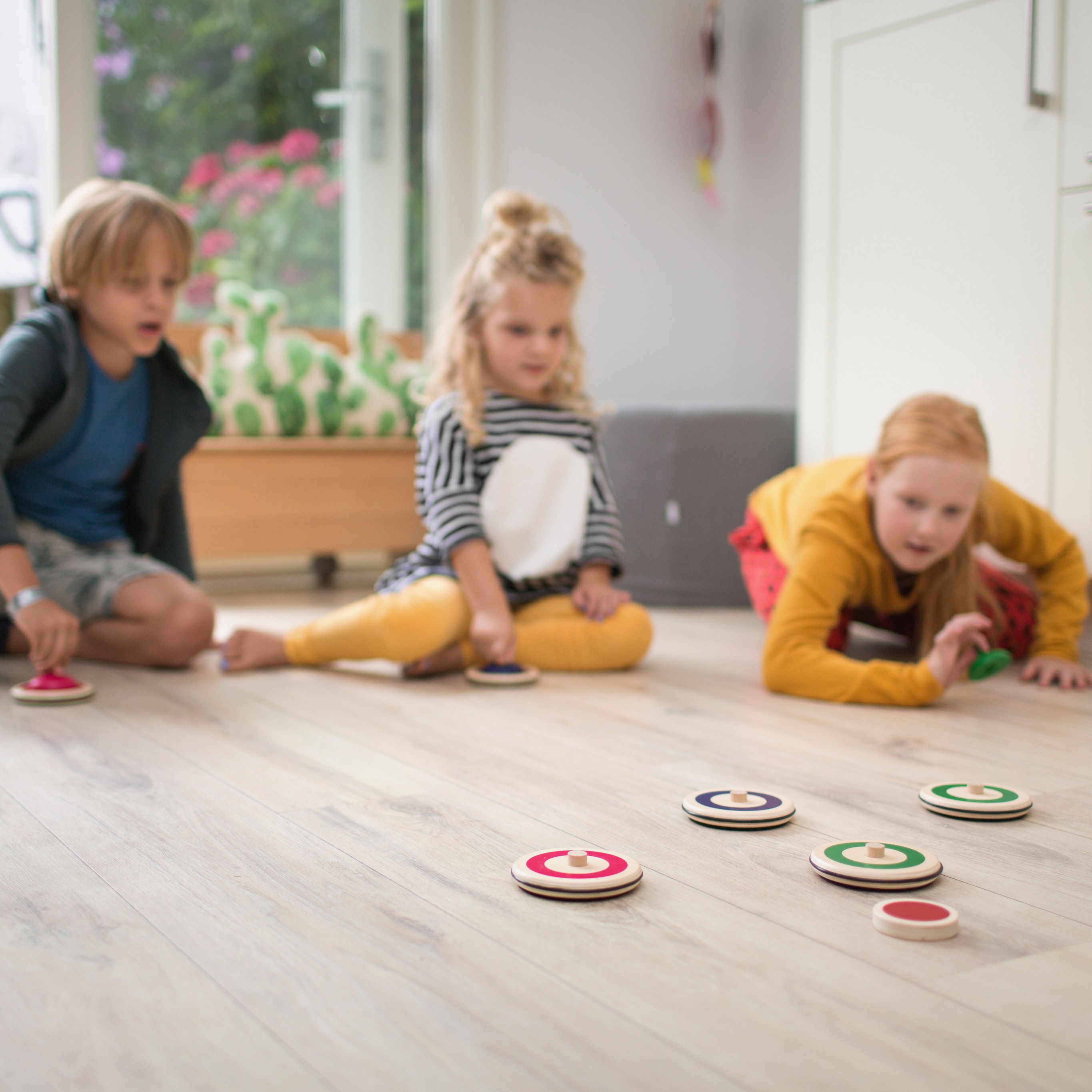 BS Toys Gra Curling Drewniana dla Dzieci 6+