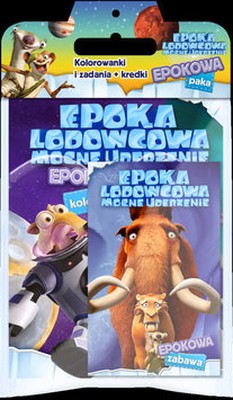 Epokowa Paka Epoka Lodowcowa Kolorowanki Zadania Kredki 3+