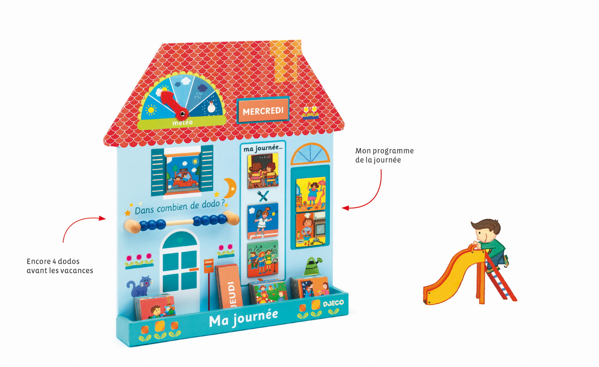 Djeco, Mój dzień (dostępny w wersji francuskiej)