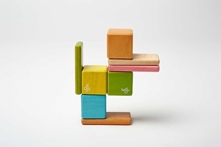 Tegu Klocki Magnetyczne Pocket Pouch Original 8szt Tints 1+