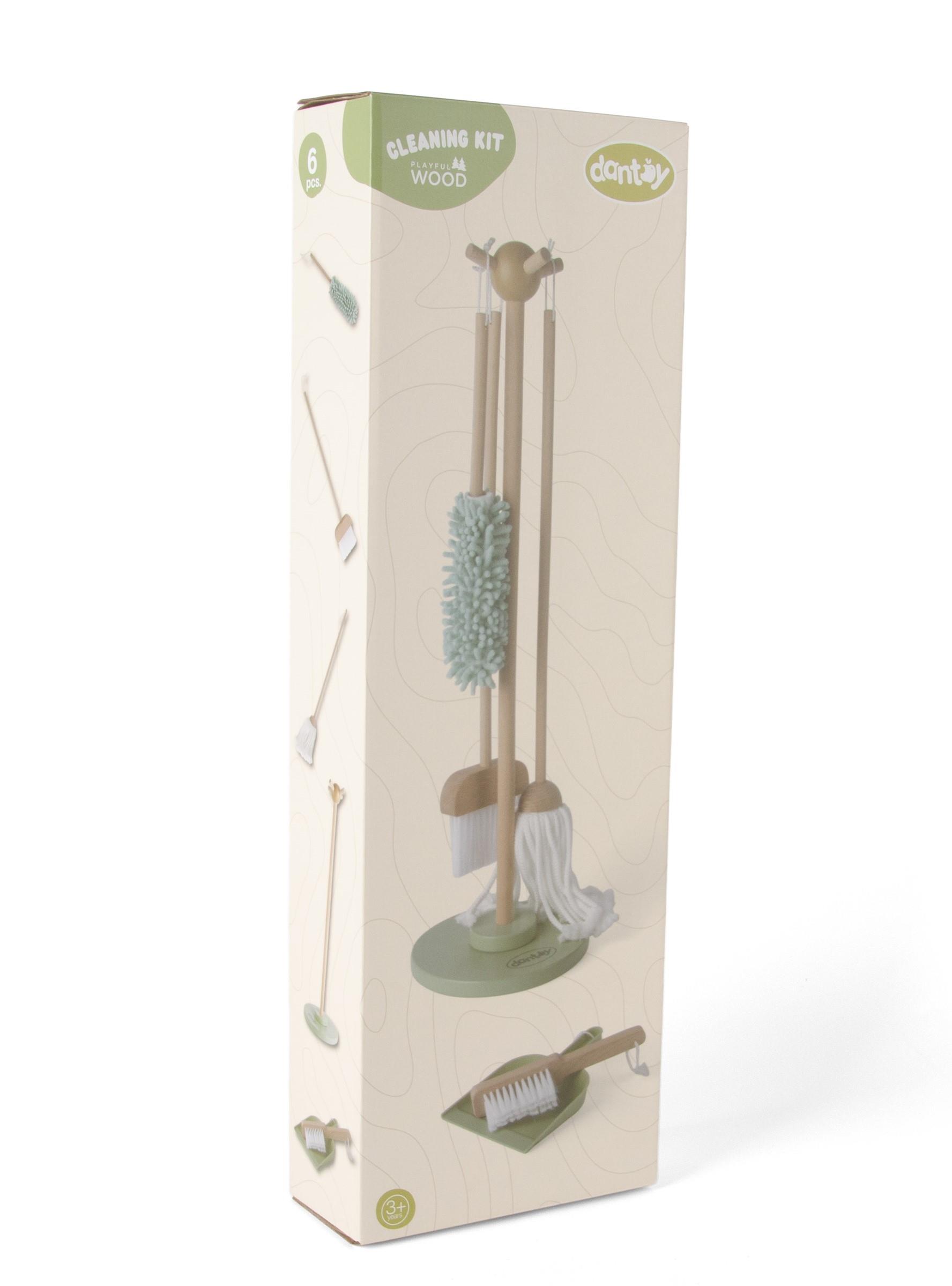 DANTOY Drewniany zestaw do sprzątania 