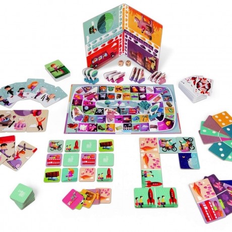 Janod Multi-Box Gier Edukacyjnych 3+