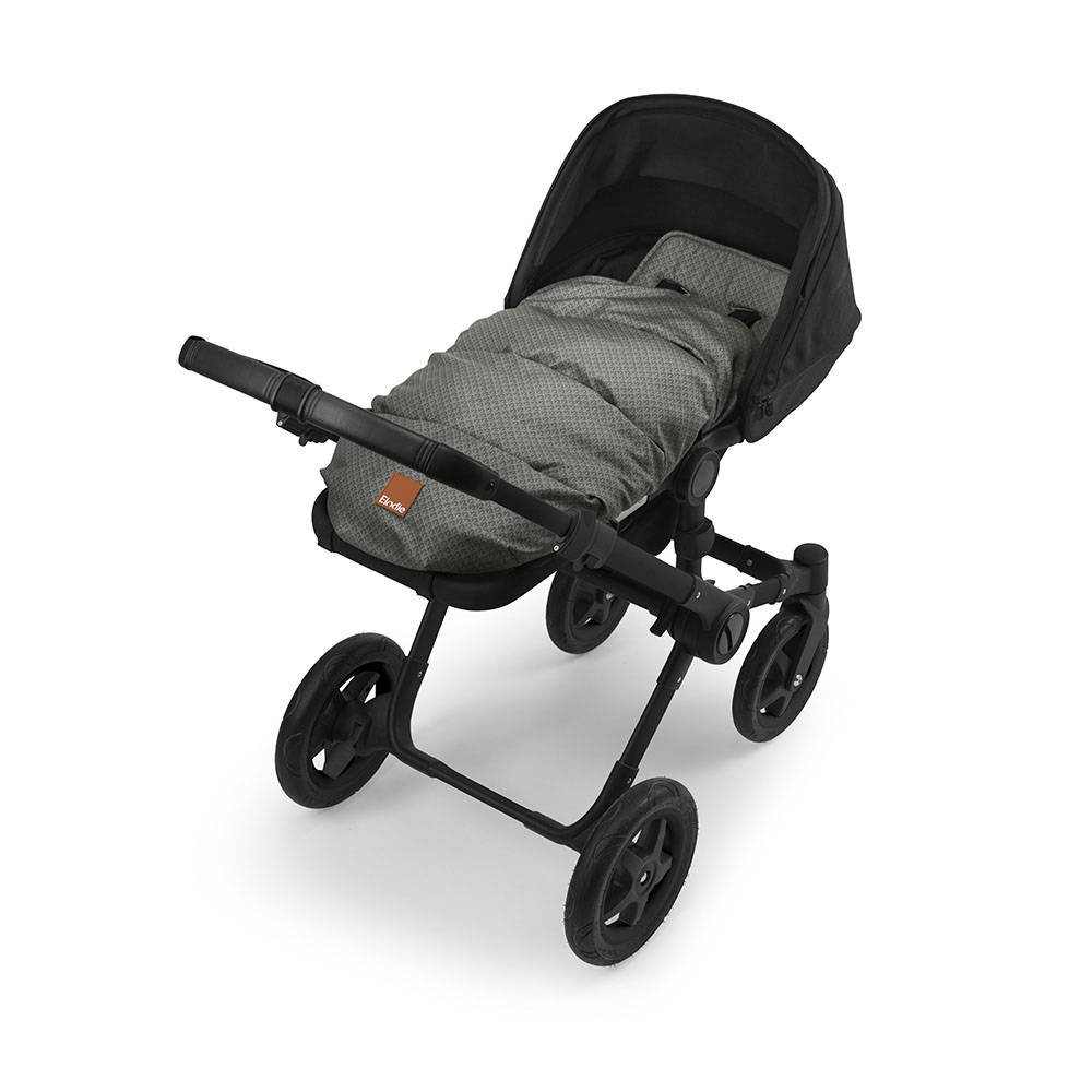 Elodie Details, śpiworek i wkładka do wózka 2w1 - Green Nouveau