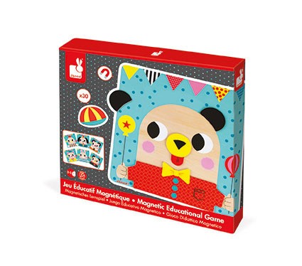 Janod Układanka magnetyczna Zwierzątka 2-5 lat