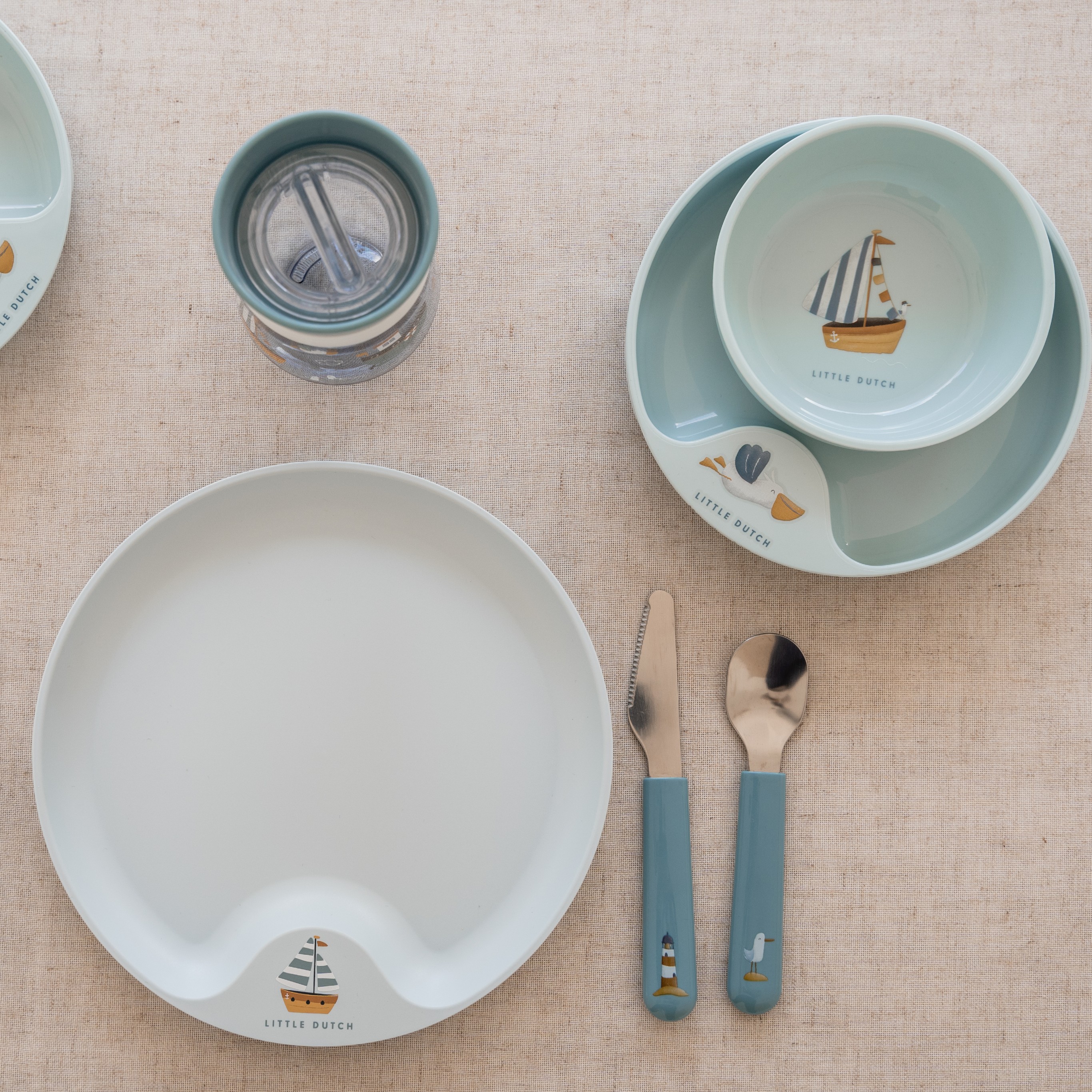 Little Dutch Zestaw do karmienia Mio Sailors Bay 6 el. 12m+