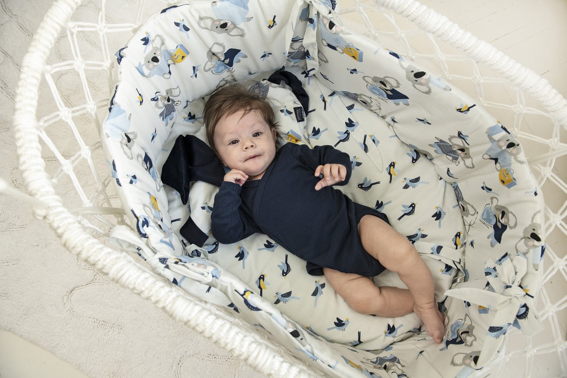 La Millou Prześcieradło Good Night 60x120 cm - Hello World Birds