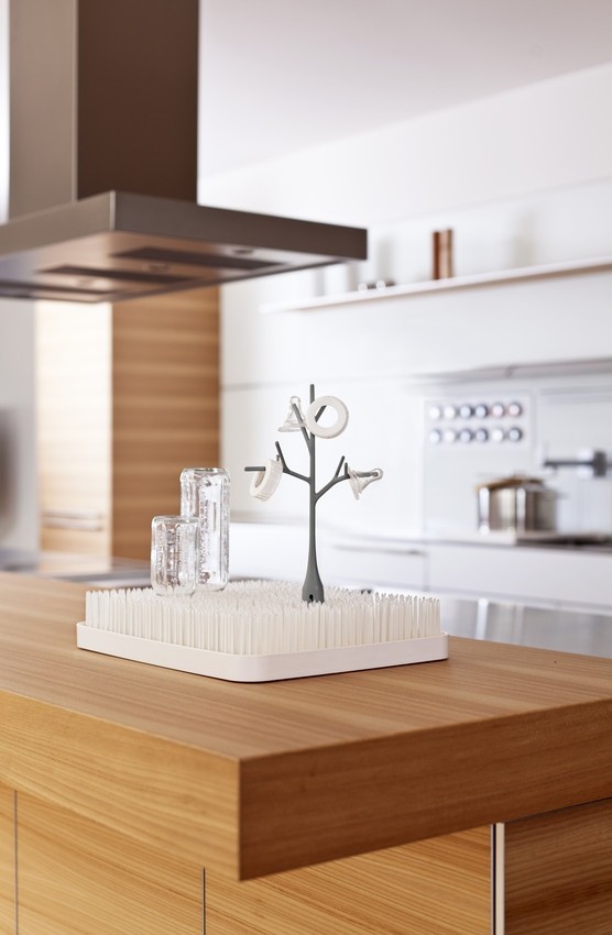 Boon Stojak do suszenia naczyń Twig Grey