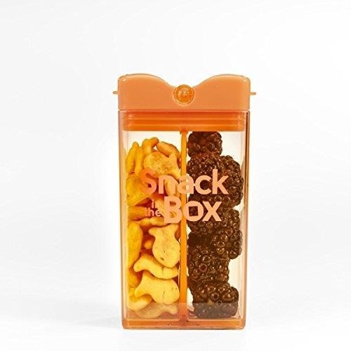 Drink In The Box SNACK IN THE BOX Pojemnik na przekąski pomarańczowy