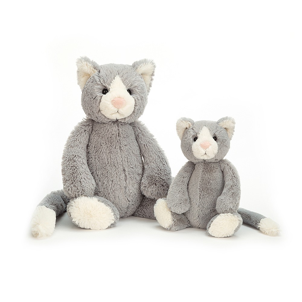 Jellycat Kot szary pluszak 18cm 0+