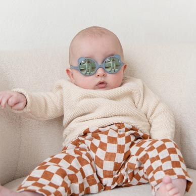 Ki ET LA, Okulary przeciwsłoneczne Ours'on 0-1 Silver blue