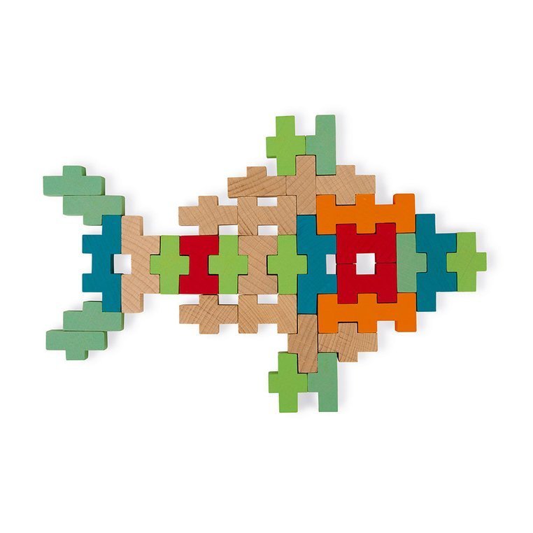 Janod Klocki Konstrukcyjne 100el 6+