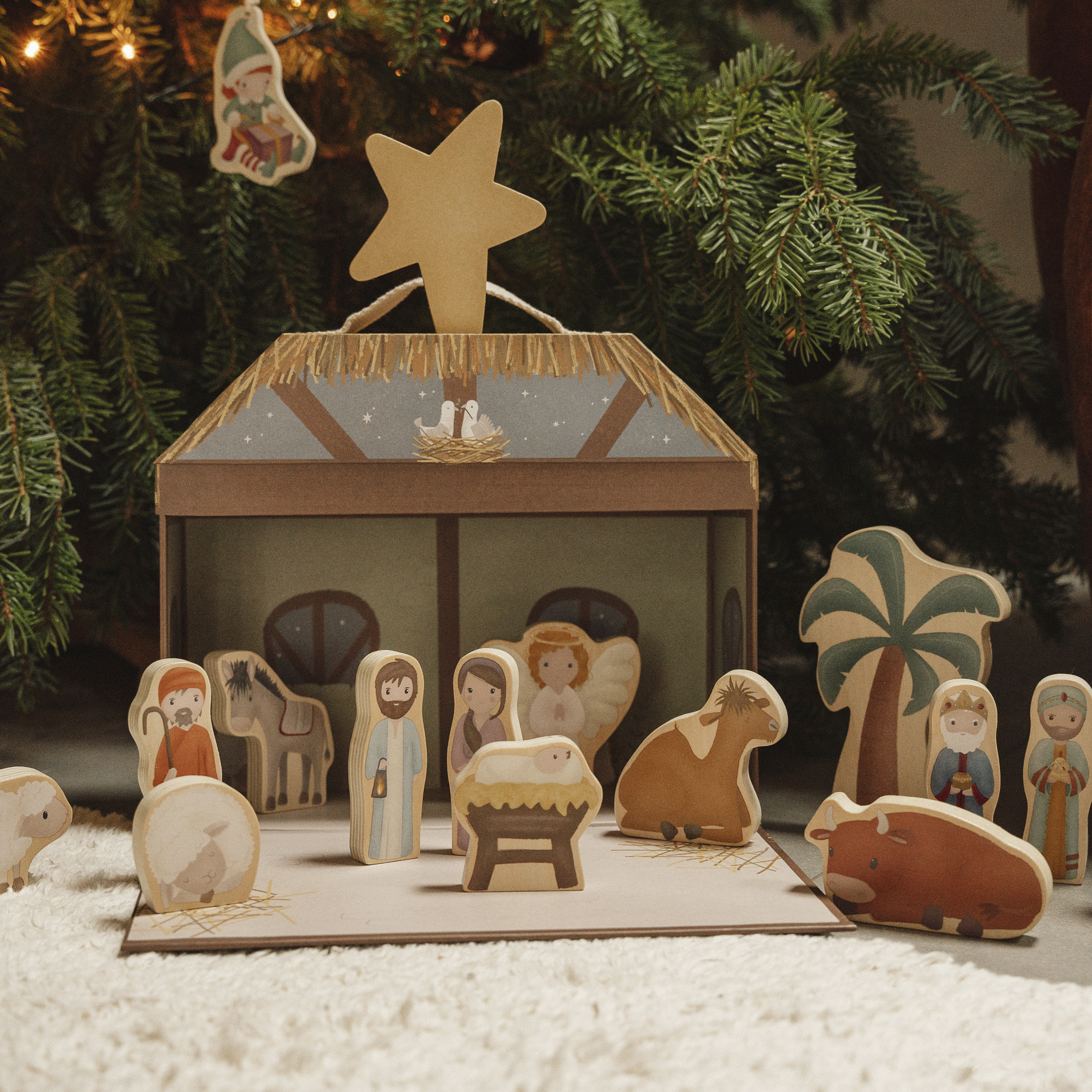 Little Dutch Szopka Świąteczna w Walizeczce 18m+